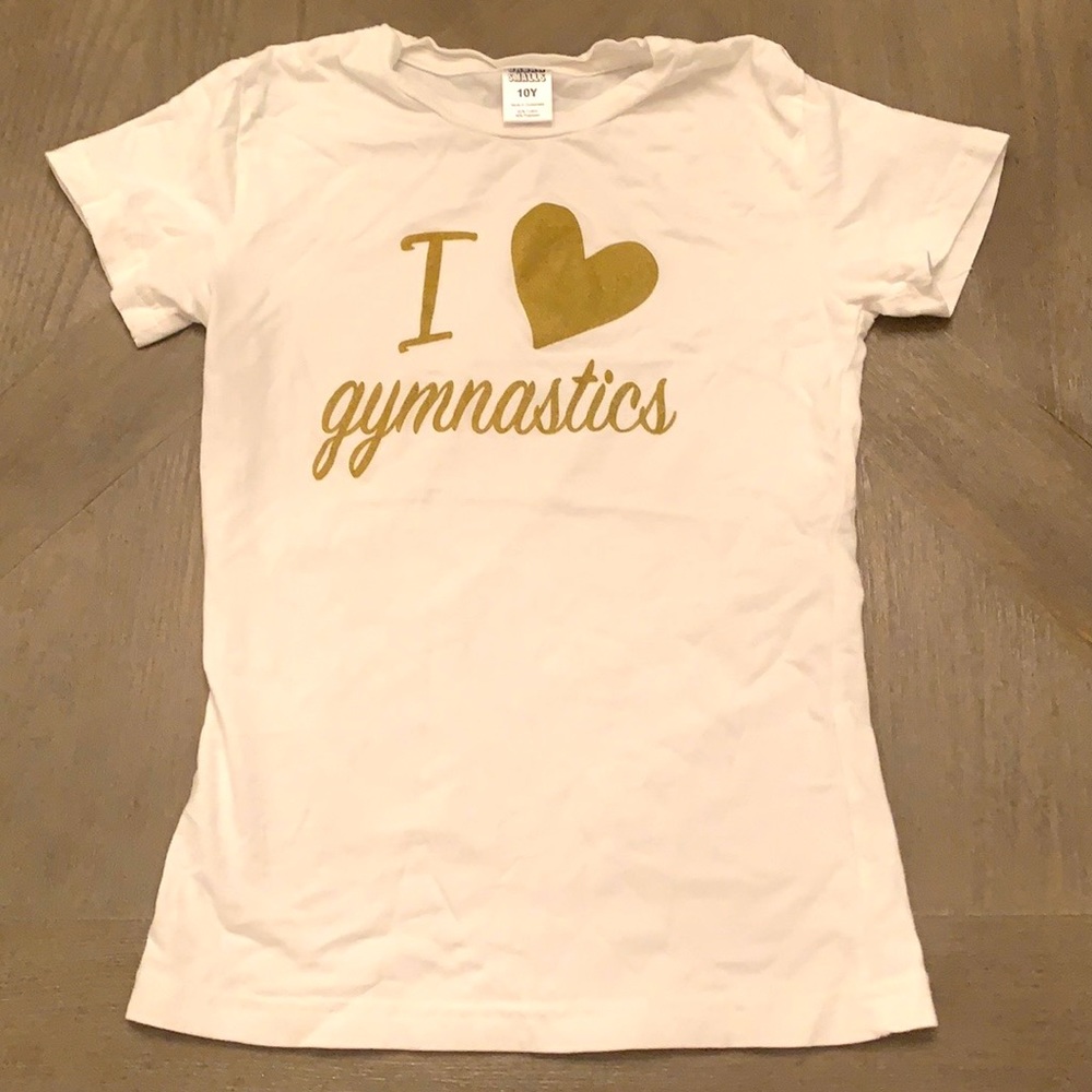 I love gymnastics girls size 10